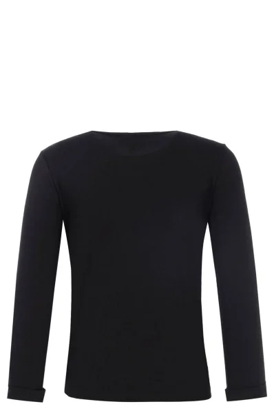 Bluză | Regular Fit Emporio Armani 	negru	
